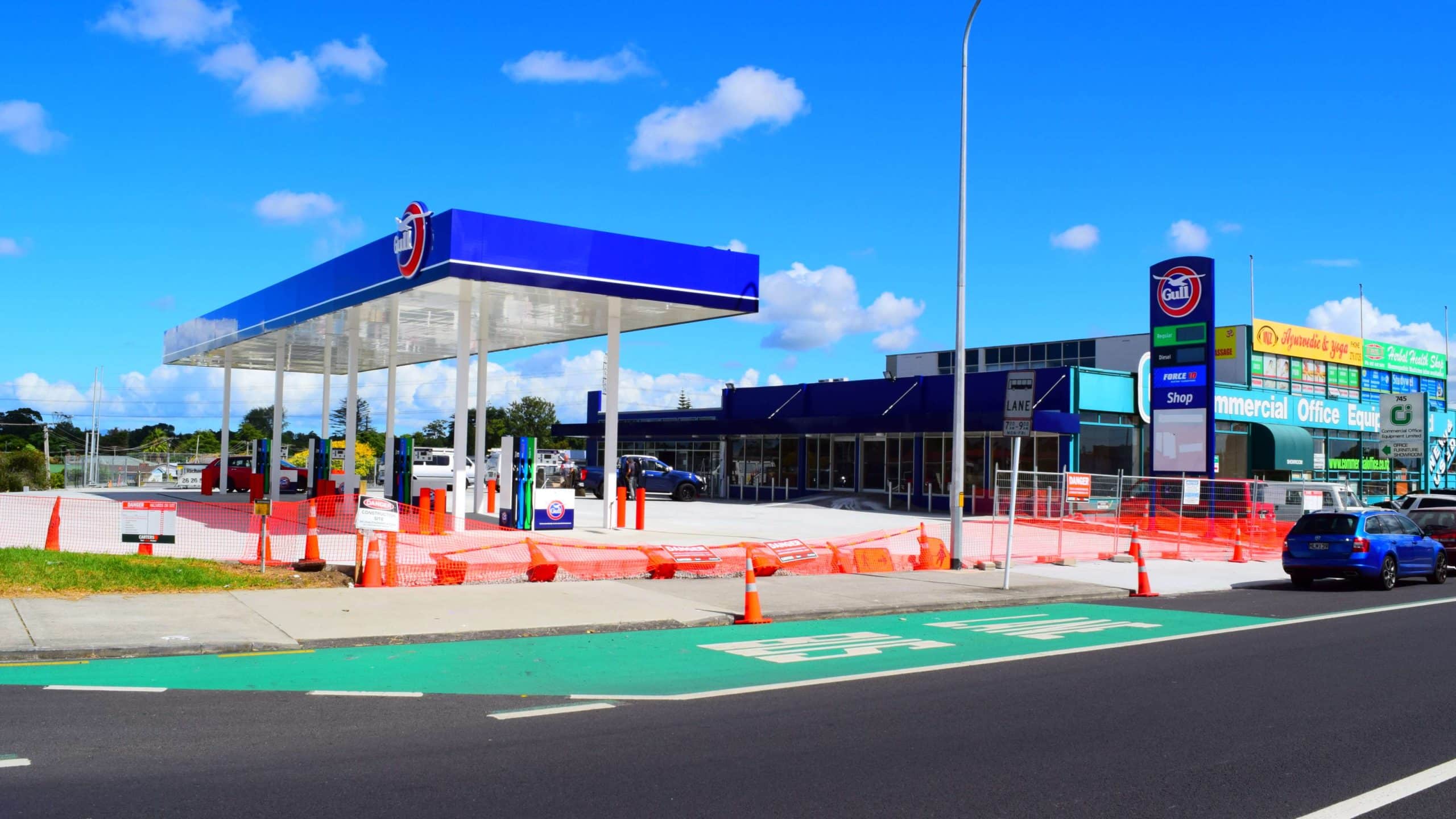 Gas station retail development, Great South Road