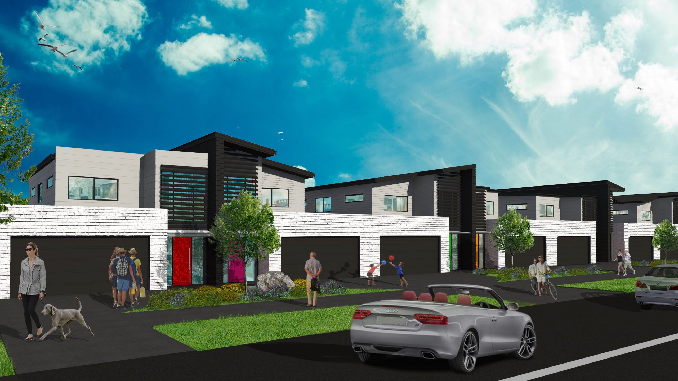 Proposed Terraced houses, 2 Domain Road